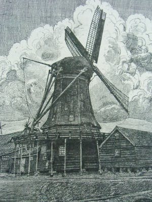 Willem Jansen - OLIEMOLEN DE BONTE HEN ZAANDIJK kopen? Bied vanaf 60!