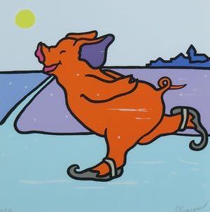 Shunyam - Zeefdruk, Zonder titel - Ingelijst kopen? Bied vanaf 35!