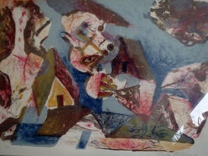 Martin Engelman - figuratief - Tempête sur les Pays Bas kopen? Bied vanaf 50!