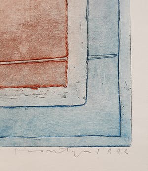 Jan Montyn - Elementen water en vuur, aquatint ets kopen? Bied vanaf 95!