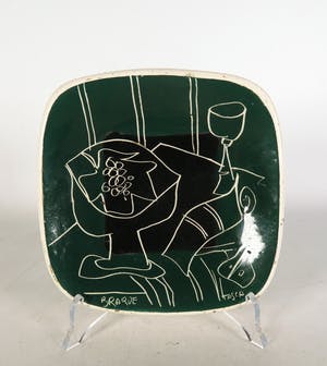 Tasca - George Braque decor - e.a. - Lot van vijf keramieken objec kopen? Bied vanaf 1!