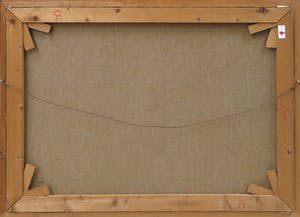 Jan Dekker - Olieverf op doek, Noord-Hollandse polder - Ingelijst kopen? Bied vanaf 80!