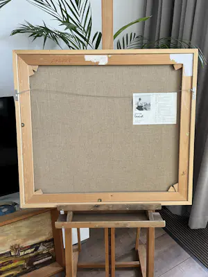 Bob Immink - BOB IMMINK (1930-1984) OLIEVERF OP DOEK "STILLEVEN" kopen? Bied vanaf 95!