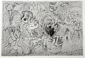 AcheterPierre Alechinsky - 'Ecouter dessiner'? Enchérissez de 1!