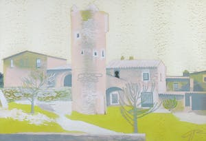 Adrian de Gijzel - Gouache, San Margaritha - Ingelijst kopen? Bied vanaf 1!