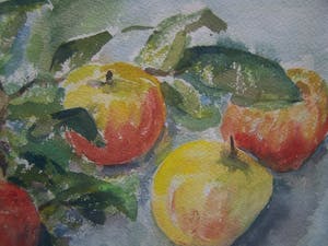 Cornelia Arnold-Mees - Sitlleven met appels kopen? Bied vanaf 40!
