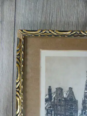 Cornelis Brandenburg - Twee etsen van de Etser van de Amsterdamse grachten. kopen? Bied vanaf 79!