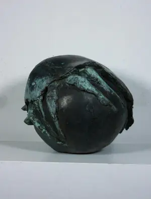 Kiny Copinga - Groot en zwaar bronzen beeld, Mestkever kopen? Bied vanaf 1000!