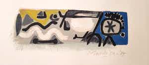 Corneille - April in Paris - gesigneerd zeefdruk - E/A verkocht voor € 1!