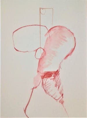 Paul Louis Van Den Bergh - Gemengde Techniek op Canvas - "Held" - Gesigneerd kopen? Bied vanaf 90!