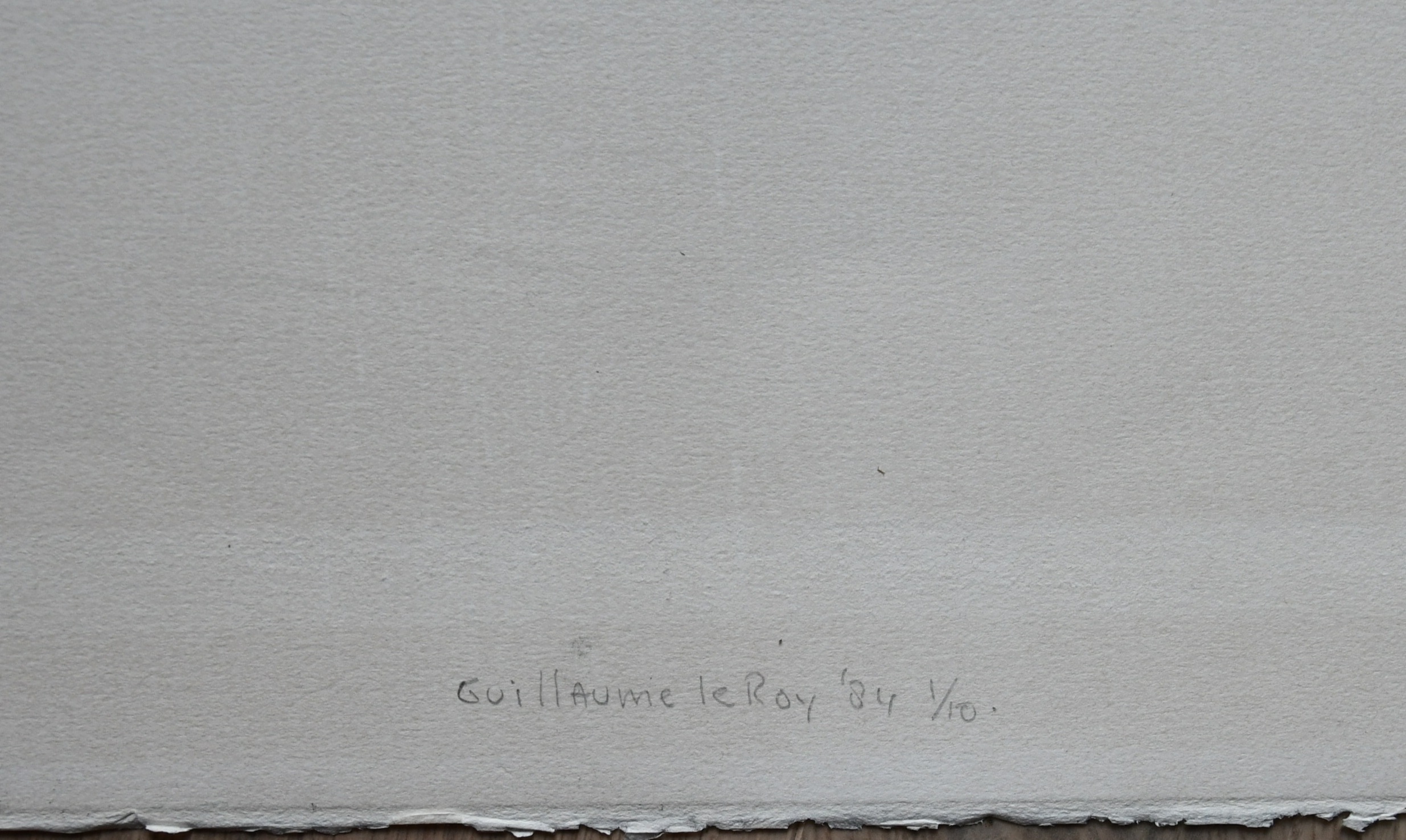 Guillaume Le Roy - Guillaume Le Roy # COMPOSITIE # groot formaat houtsnede, 1984, mint kopen? Bied vanaf 95!