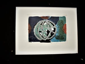 Piet Warffemius - Gerenommeerd Graficus - UNICA Zeefdruk (5/6) - Globus - gesigneerd kopen? Bied vanaf 30!