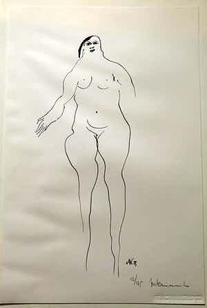 José Vermeersch - 2 litho's staande vrouwen verkocht voor € 220!
