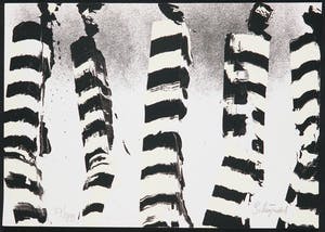 Nico Vrielink - Frank Lejeune, Martin van Dijk e.a., Lot van 10 zeefdrukken kopen? Bied vanaf 50!