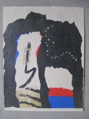 Jef Diederen - Houtsnede kopen? Bied vanaf 50!