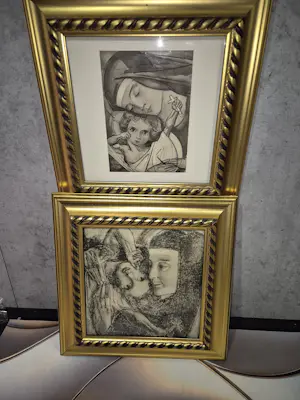 Jan Toorop - Behoorde te zijn.het geen mijn Vader is en de Neerziende Madonna kaufen? Bieten Sie von 35!