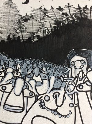Niet of onleesbaar gesigneerd - Michan - Crowd kopen? Bied vanaf 10!