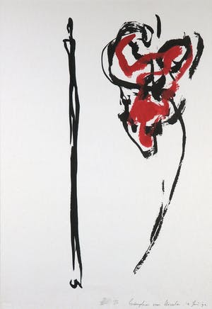 Ad Arma - Gouache, Compositie met persoonlijke opdracht - Ingelijst kopen? Bied vanaf 1!