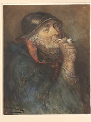 Elchanon Verveer - Pijprokende visser kopen? Bied vanaf 300!