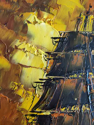 Gerardus Johannes Ernens - Zeilschip in ruwe zee kopen? Bied vanaf 175!