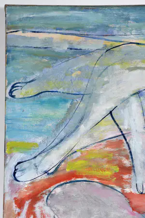 Anton Vrede - Strange relationship - Olie op doek - Gesigneerd - 95x125 cm - 1987 kopen? Bied vanaf 250!