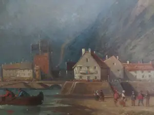 Henri van Wijk - (1833-1889) Havengezicht Bretagne kopen? Bied vanaf 180!