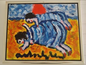 Anton Heyboer - Dames in badpak - Acryl op canvas kopen? Bied vanaf 10!