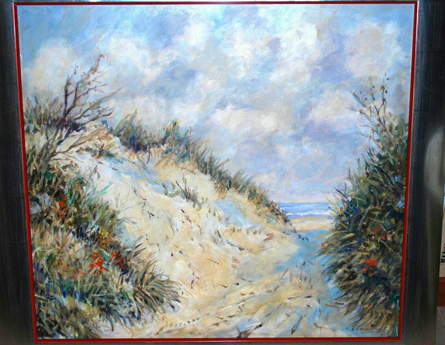 Gerrit Hendrik Breetvelt - Duinopgang naar het strand kopen? Bied vanaf 195!