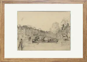 Cornelis Vreedenburgh - Amsterdamse gracht bij de Amstel kaufen? Bieten Sie von 150!