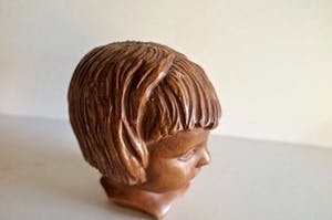 Niet of onleesbaar gesigneerd - Atelier Gebroeders van Paridon - Set Kinderkopjes / Bustes - Gemerkt kopen? Bied vanaf 1!