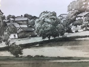 Roger Hebbelinck - Landschap met dorp kopen? Bied vanaf 1!