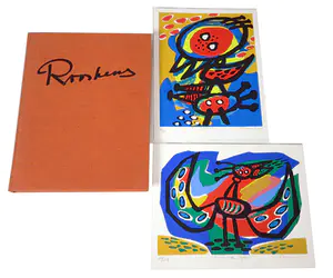 Anton Rooskens - Boek met 2 originele gesigneerde zeefdrukken kaufen? Bieten Sie von 300!