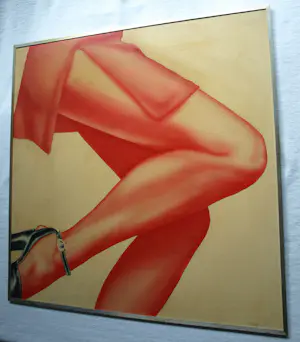 Onbekend - Airbrush / Spuitbus , Vrouwenbenen – 1976 kopen? Bied vanaf 100!