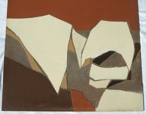 Fon Klement - Gemengde techniek op board (115 x 90 cm), Déploiement (‘Inzet’) – 1977 kopen? Bied vanaf 225!