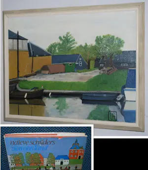 Joop Smits - Erf v boer v.Zijl, Vinkeveen (1972) - bekende Naïef, uitgebreid vermeld in boek kopen? Bied vanaf 125!