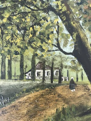 Niet of onleesbaar gesigneerd - cottage in het bos (Gesigneerd: H. Philipps) kopen? Bied vanaf 1!