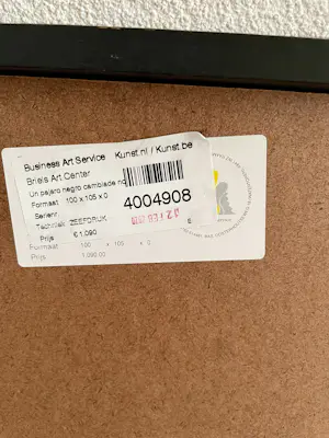 Clemens Briels - Zeefdruk Nr. 52 - Un pajaro negro cambia de noche - Ingelijst kopen? Bied vanaf 150!