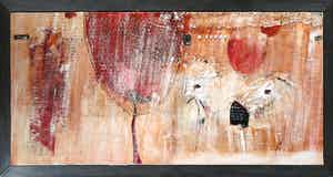 Antonio Poioumen - Gemengde techniek op doek, Tijdloos - Ingelijst (Zeer groot) verkocht voor € 1!