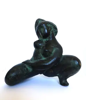 Anja Vosdingh Bessem - "Overspiegeling" in brons. kopen? Bied vanaf 400!