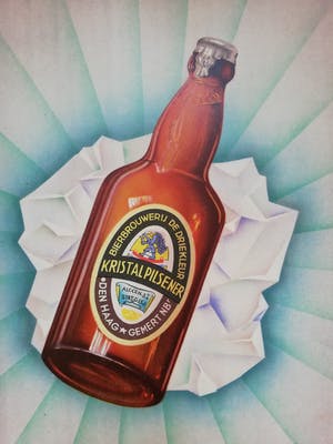 Curiosa - Affiche 'Kristal Pilsener' kopen? Bied vanaf 1!