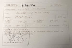 Wijnand Thönissen - Bloemen in Rode Vaas (ingelijst) kopen? Bied vanaf 100!