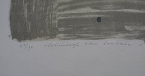 Joseph Cals - litho: Hommage aan Graham Sutherland - 1981 kopen? Bied vanaf 45!