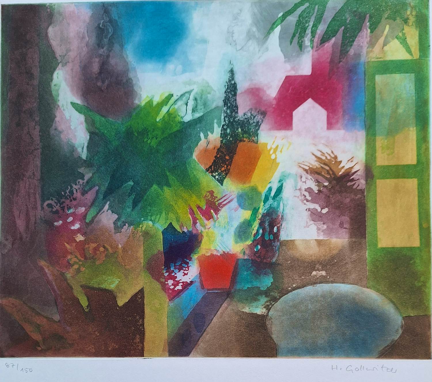 Hatta Gollwitzer - Taormina, Farbradierung kopen? Bied vanaf 90!