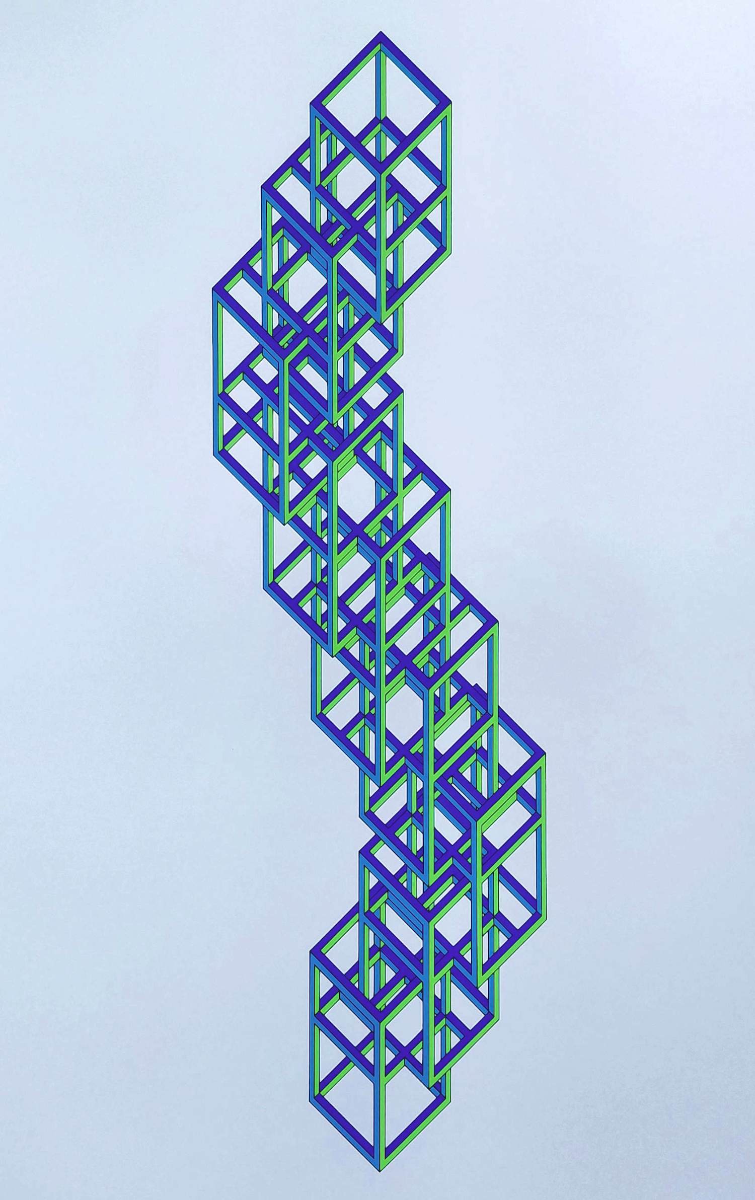 Joost Baljeu - Inner Dimensions, zeefdruk (groot) kopen? Bied vanaf 125!