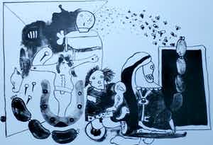 Ed Dukkers - Litho: Dolhuis - 1969 verkocht voor € 40!