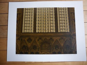 Bert Vredegoor - Zeefdruk, titel, "Motto 3 ". kopen? Bied vanaf 35!