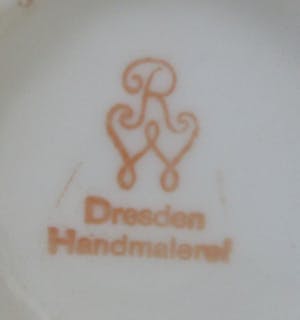 Richard Wehsener - Richard Wehsener Dresden - Drie stuks theeservies Draken decor kopen? Bied vanaf 25!