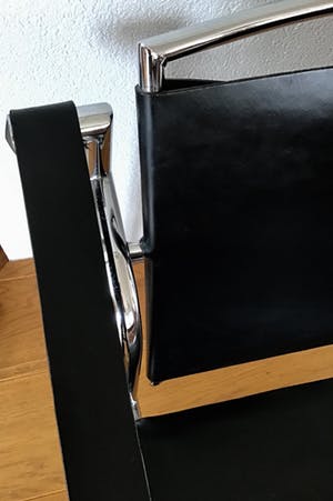 Le Corbusier - naar ,Fauteuil LC1 chroom met zwart leder kopen? Bied vanaf 250!