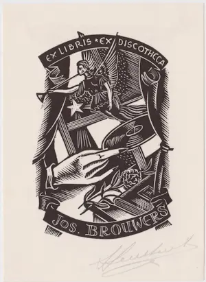 Antoon Herckenrath - e.a: Vijf houtsnedes Belgische kunstenaars: Diverse voorstellingen kopen? Bied vanaf 25!