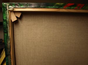 Niet of onleesbaar gesigneerd - Acrylverf op doek XXL , Abstract – 185 x 200 cm kopen? Bied vanaf 1!